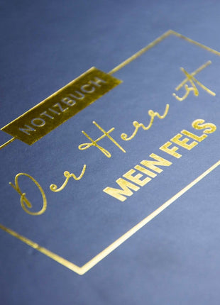 Notizbuch "Der Herr ist mein Fels" A5 (Hardcover)