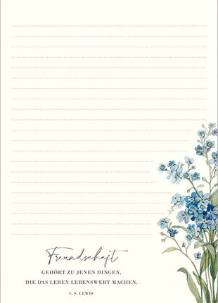 Zeilenverliebt - Schreibblock A5