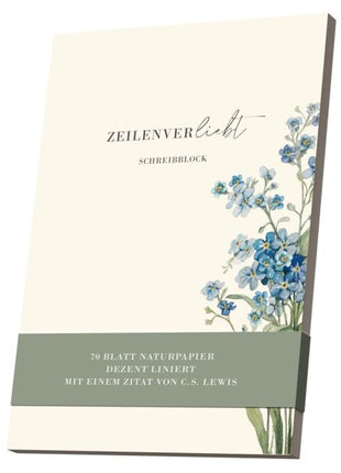 Zeilenverliebt - Schreibblock A5