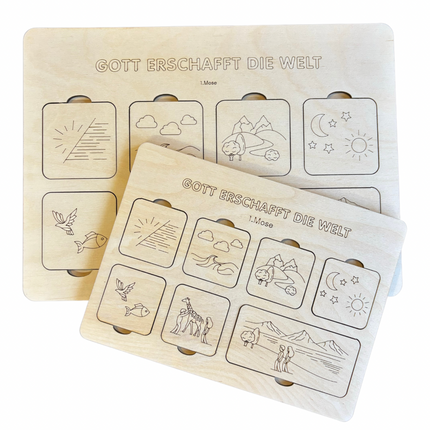 Gott erschafft die Welt (Puzzle)