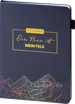 Notizbuch "Der Herr ist mein Fels" A5 (Hardcover)