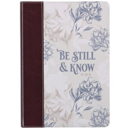 Notizbuch "Be still and know" (Schreibwaren - Kunstleder)