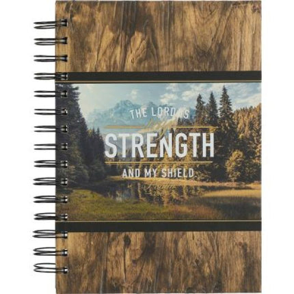 Notizbuch "The Lord is my strength and my shield" (Schreibwaren - Spiralbindung)