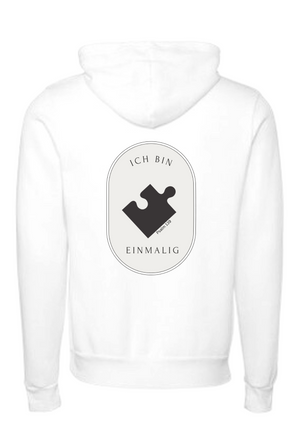 Hoodie Du bist einmalig Logo 2