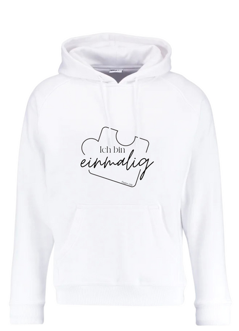 Hoodie Du bist einmalig Logo 1