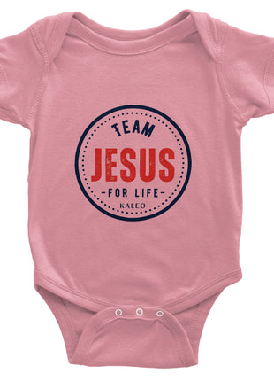 Team Jesus - Klassischer kurzärmeliger Baby-Strampler