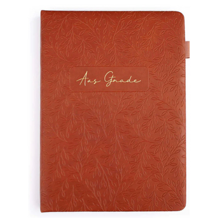 Notizbuch "Aus Gnade" A5 (Hardcover gepolstert)