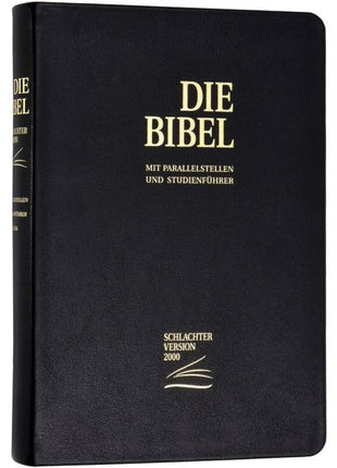 Schlachter 2000 - Standardausgabe, Kalbsleder mit Goldschnitt (Bibel - Leder)