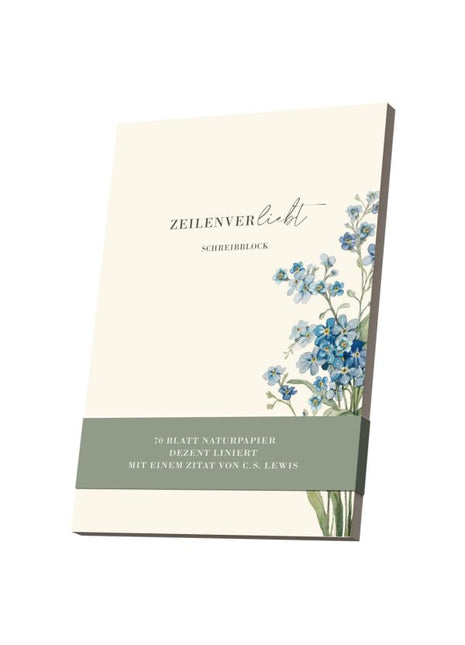 Zeilenverliebt - Schreibblock A5