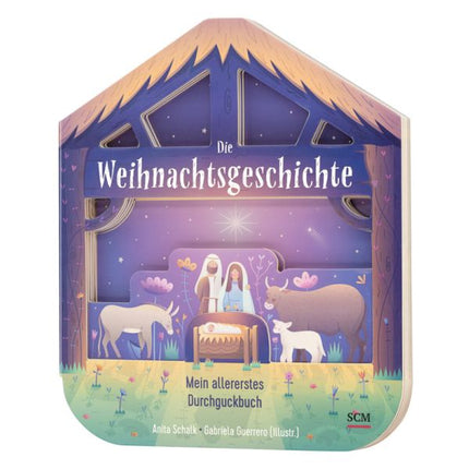 Die Weihnachtsgeschichte - Mein allererstes Durchguckbuch (Buch - Pappbilderbuch)