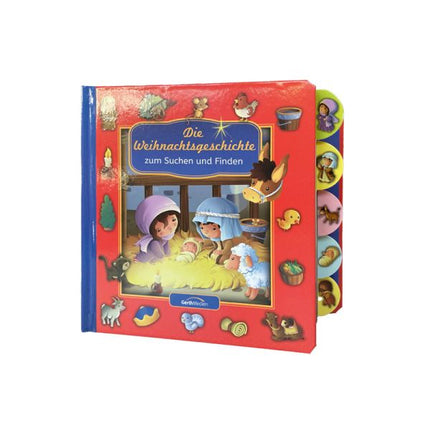 Die Weihnachtsgeschichte zum Suchen und Finden (Buch - Pappbilderbuch)