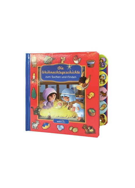 Die Weihnachtsgeschichte zum Suchen und Finden (Buch - Pappbilderbuch)