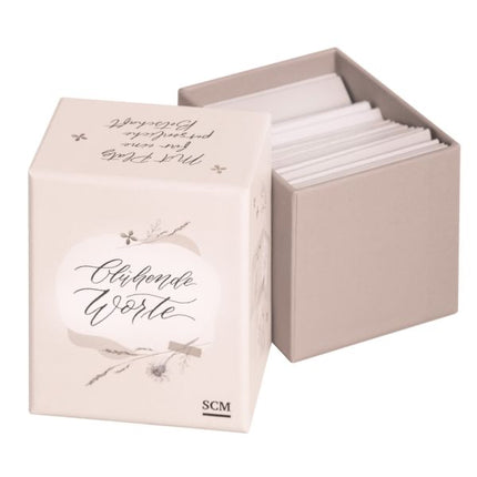 Blühende Worte - 40 Wunschkärtchen(Segensbox)