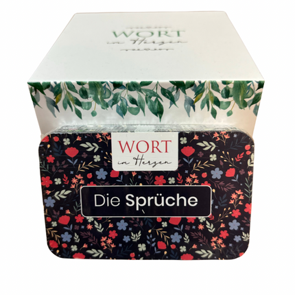 Wort im Herzen: Die Sprüche + Aufbewahrungsbox