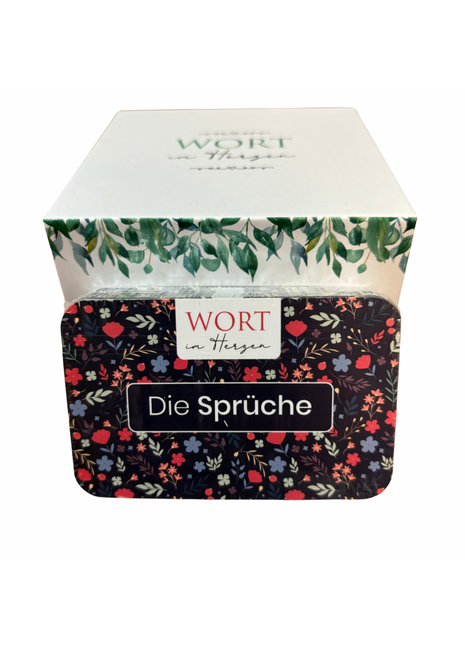 Wort im Herzen: Die Sprüche + Aufbewahrungsbox