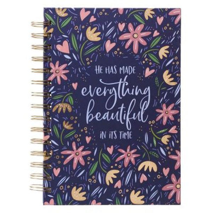 Notizbuch "He has made everything beautiful in its time" (Schreibwaren - Spiralbindung)