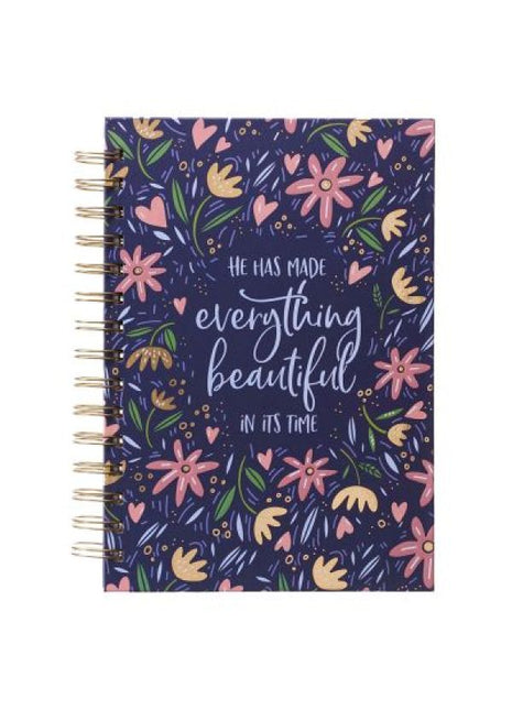 Notizbuch "He has made everything beautiful in its time" (Schreibwaren - Spiralbindung)