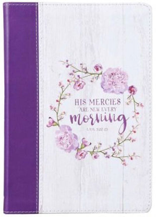 Notizbuch "His mercies are new every morning" (Schreibwaren - Kunstleder)