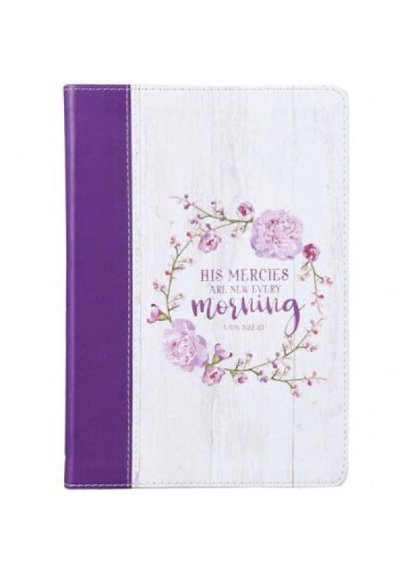 Notizbuch "His mercies are new every morning" (Schreibwaren - Kunstleder)