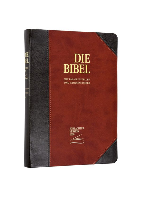 Schlachter 2000 - Standardausgabe PU-Einband grau/braun (Bibel - Gebunden (Flexcover))