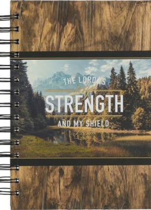 Notizbuch "The Lord is my strength and my shield" (Schreibwaren - Spiralbindung)