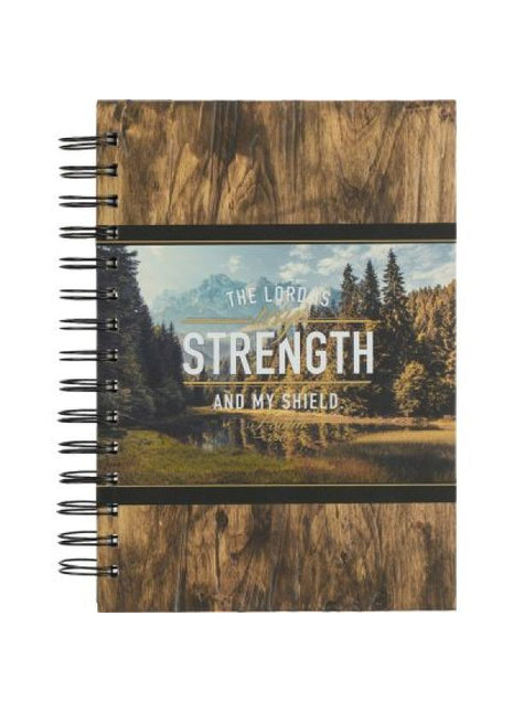 Notizbuch "The Lord is my strength and my shield" (Schreibwaren - Spiralbindung)