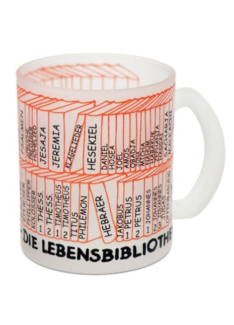 Glastasse "Bücher der Bibel"