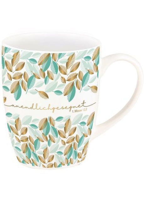 Tasse "unendlich gesegnet" (Gold-Edition)