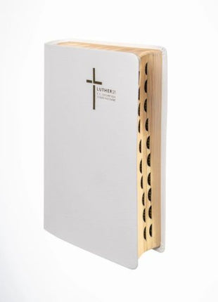 Luther21 - F.C.Thompson Studienausgabe - Standard Lederfaserstoff weiss (Bibel - Kunstleder)l
