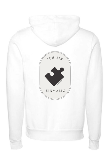 Hoodie Du bist einmalig Logo 2